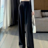 Trendy High Waist Women's Wide Leg Pants for Office Fashion - Himpall